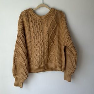 NWT Free People chunky knit sweater